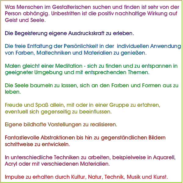 �ber die Kurse